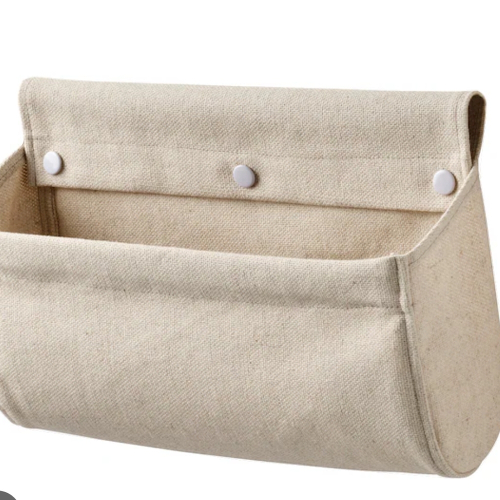 IKEA Nereby fabric storage and wood rod (birch)